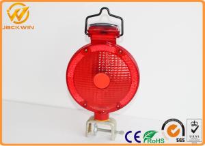Quality Traffic Barricade Lamp Solar LED Strobe Warning Lights Red Yellow Road Safety wholesale