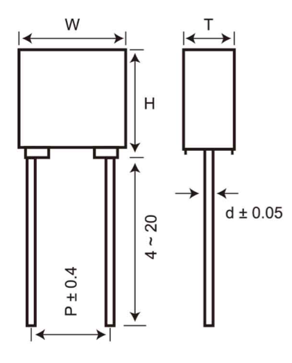 Metallized Film Dielectric Capacitor CL21X-B
