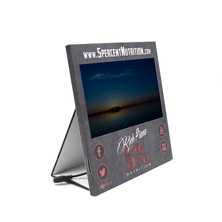 10 inch LCD screen POP video display point of purchase video advertising display for shop