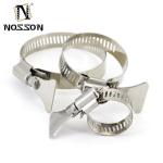Instock Stainless Steel Butterfly Handle Hose Clamp for Pipe Clamps Type and