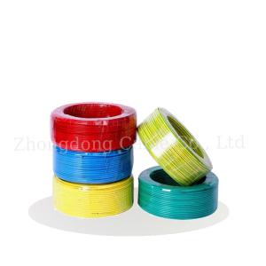 Quality 1mm 1.5mm 2.5mm 4mm 6mm Electrical Cable Copper Conductor Flame Retardant PVC Insulated wholesale