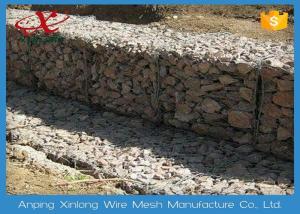 Quality Green Silver Welded Mesh Gabions Wire Cages For Rock Retaining Walls wholesale