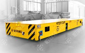 Quality Yellow Heavy Duty Pipe Handling Wagon Electric Transfer Trolley wholesale