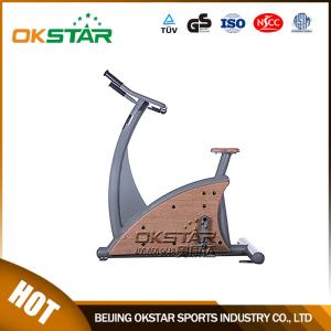 Quality outdoor fitness equipment outdoor stationary bike with TUV certificates wholesale