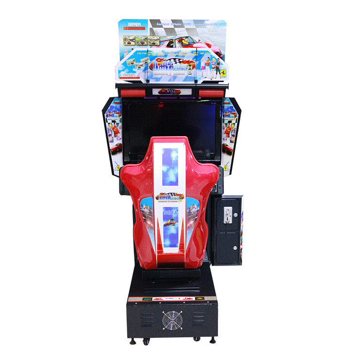 380V Car Racing Arcade Machine , Metal outrun arcade cabinet