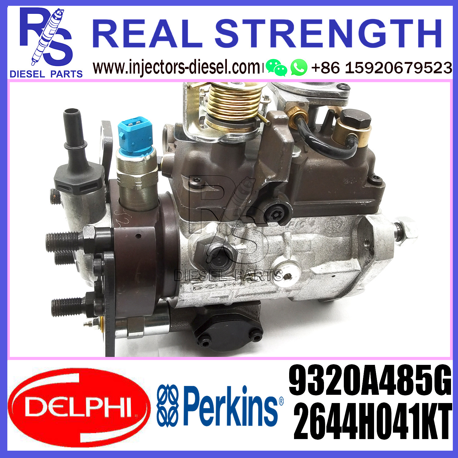 Genuine DP210 Diesel Fuel Injection Pump 9320A485G 9320A480G For PERKINS 1104C-44TA 2644H041KT 2644H041