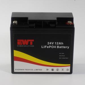 Quality Rechargable LFP LifePo4 Battery Pack 24V 12AH For UPS Solar System wholesale