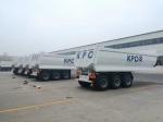 Light Dead Weight Rear Dump Trailers 3 Axle 60 Ton