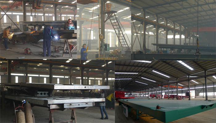flatbed container trailer workshop