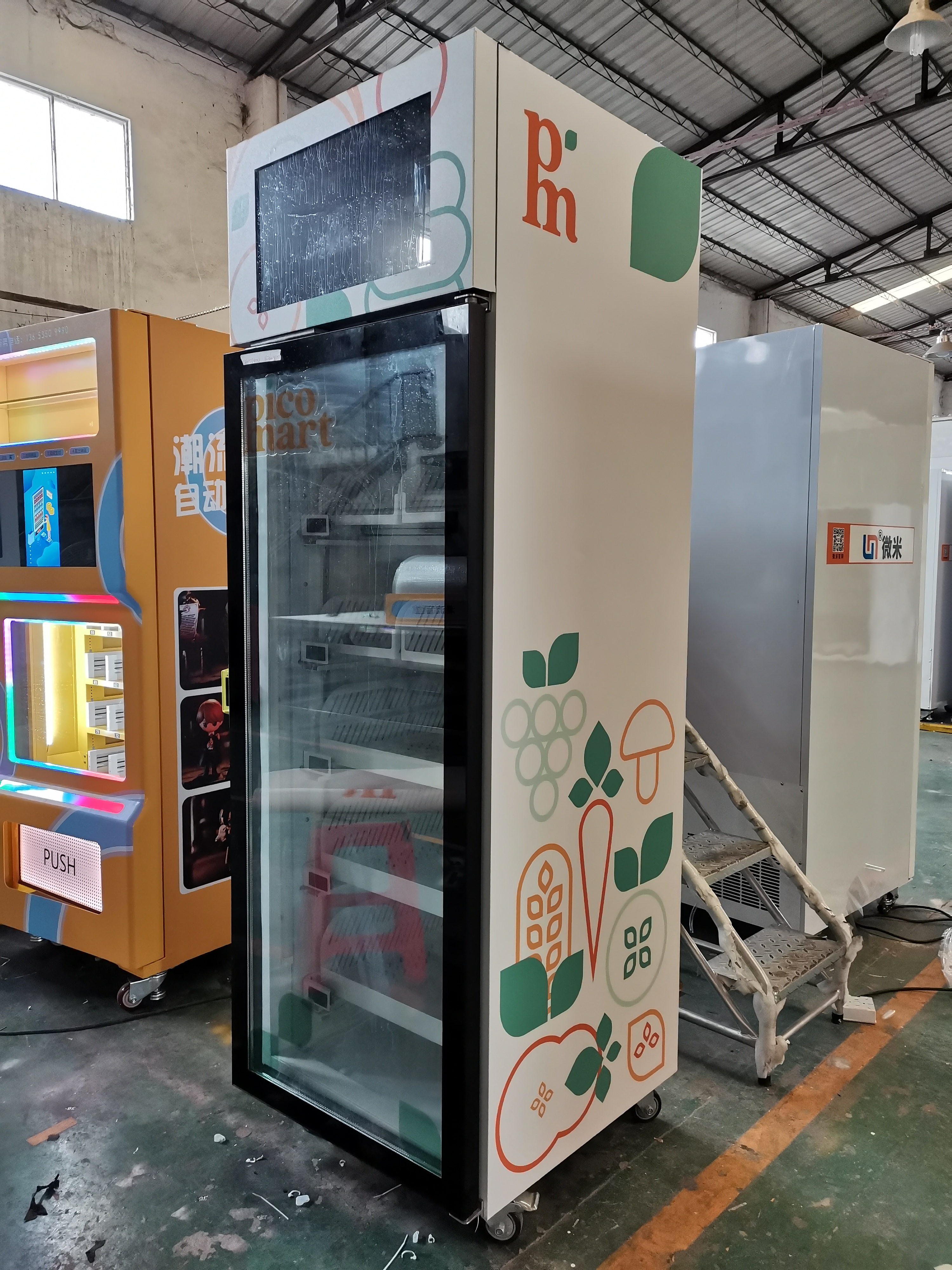 shampoo bottle vending machine, detergent vending machine, flexible product changing vending machine