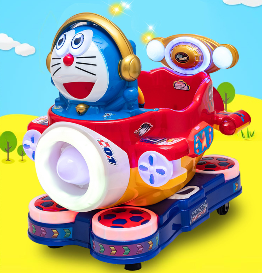 Commercial jingle kitty cat swing kiddie rides kids coin operated game machines in the usa