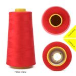 Wholesale 2500yards nylon colorful 100% Spun Polyester clothing accessories
