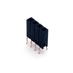 Quality 3.0Amp Brass 2.54mm PA6T DIP Female Header Connector Bottom Entry UL94V-0 wholesale