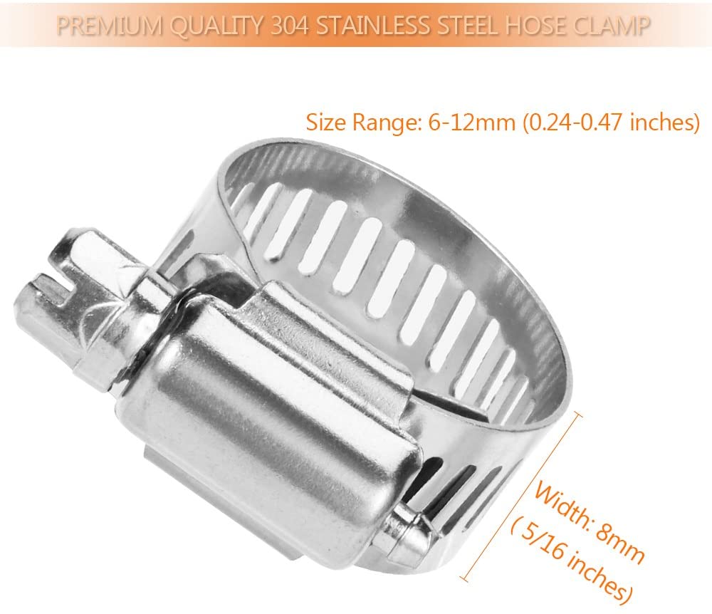 ZINC Finish Heavy Duty Clamp for Firm Hose and Tube Sample Instock Durable Design Stainless Steel General Purpose Worm-Drive Clamps