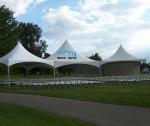 Transparent Spring Top Marquee , Unique Pagoda Gazebo Tent