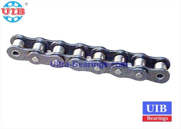 Anti Corrosion Steel Roller Simplex Chain 18 KN Rust Prevention For Corn