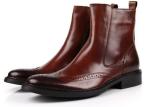 Handmade Zip Mens Leather Dress Boots Military Army SWAT Combat / Training Boots