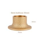 3 Inch Grinding Diamond Cup Wheel 40 Grit Vacuum Brazed