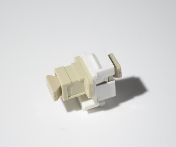 ABS Housing Fiber Optic Keystone Coupler Jacks Inserts Modules ROHS Approval
