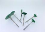 Sintered Dental Rubber Diamond Polisher green Pre Polishing Zirconia Grinding