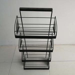 Quality Coffee Display Metal Rack Supermarket Bakery Store 3mm Wire Depth wholesale