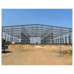Large Span Prefab Metal Building Construction Auto CAD Curtain Wall Steel