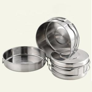 Quality Stainless Steel Material Outdoor Cookware Set For Camping wholesale