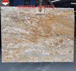 Modern Design Hotel Ornamental White Granite with Gold Veins 20mm Polished Big