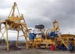 1000kgs Asphalt Output Mobile Asphalt Drum Mix Plant , 20TPH Asphalt Concrete