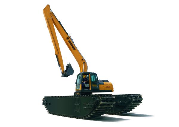 Long Reach Boom River Dredging Equipment Swamp Excavator For Oil And Gas