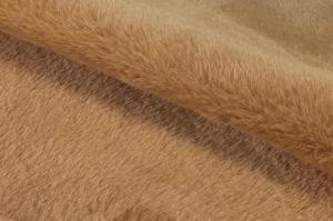Quality Brushed rabbit hair coated braided with solid suede composite fabric wholesale