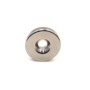 Quality Strong Ndfeb N35 Permanent Ring Neodymium Magnet Nickel Coating wholesale