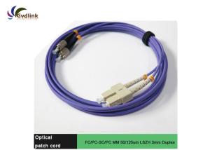 Quality 50/125um 3mm Om3 Fiber Patch Cables wholesale