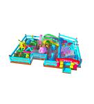 Varied Shapes Colorful Children Fun Park Inflatable Slide Bouncy