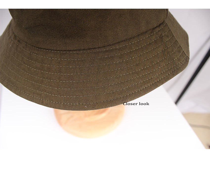 Twill Fabric One Size Unisex Organic Cotton Bucket Hat