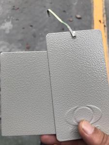Quality Low Curing Ral7032 Textured Hybrid Low Curing Epoxy Polyester Powder Coat For Metal Furniture wholesale