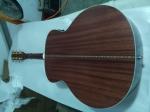 43" Jumbo satin finishing acoustic guitar hand made mahogany wood color acoustic