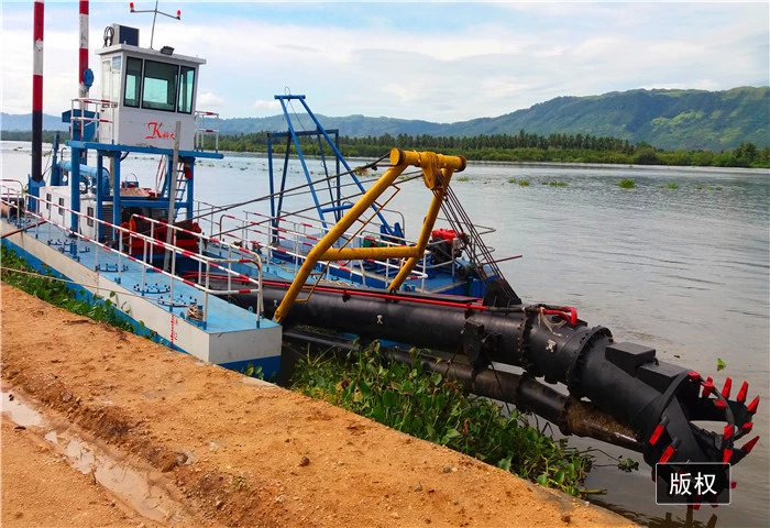 Diesel Engine Draft 1.3m Sand Dredger River Sand Mining machine