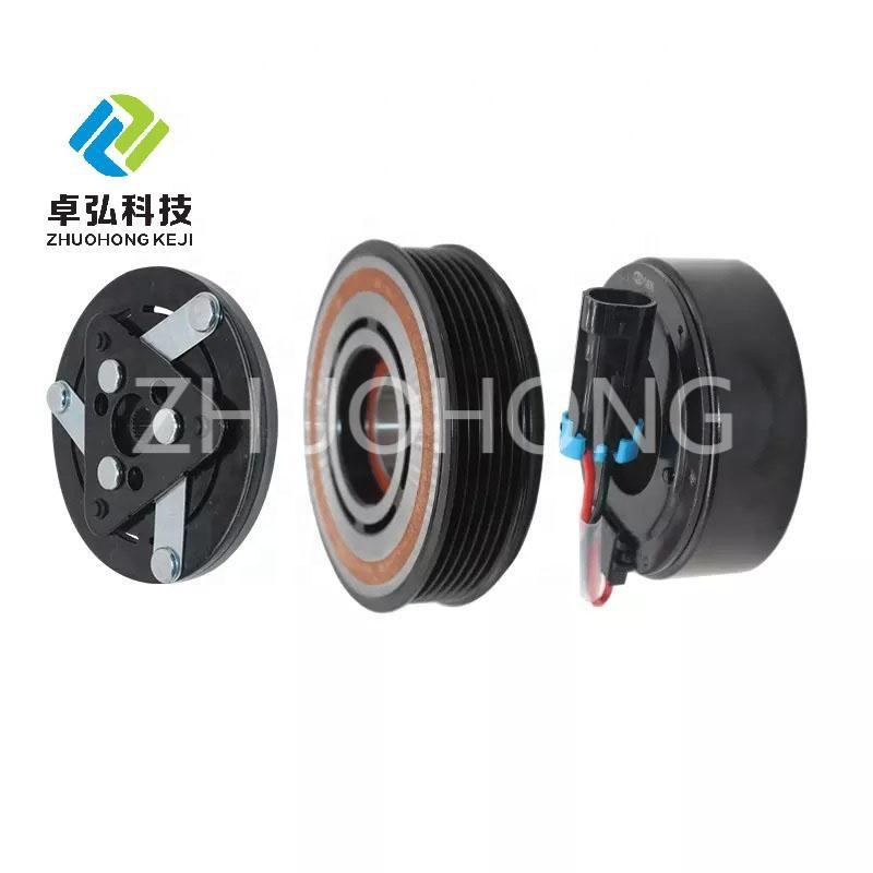 Auto AC Compressor Pulley Clutch Kit 6PK 117MM 12V for HONDA Legend 2006-2016 3.5 V6 4WD