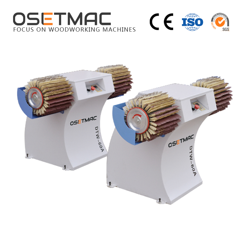 132 KG Two Rollers Manual Brush Sanding Machine DTW-60A for Wood Polishing from OSETMAC