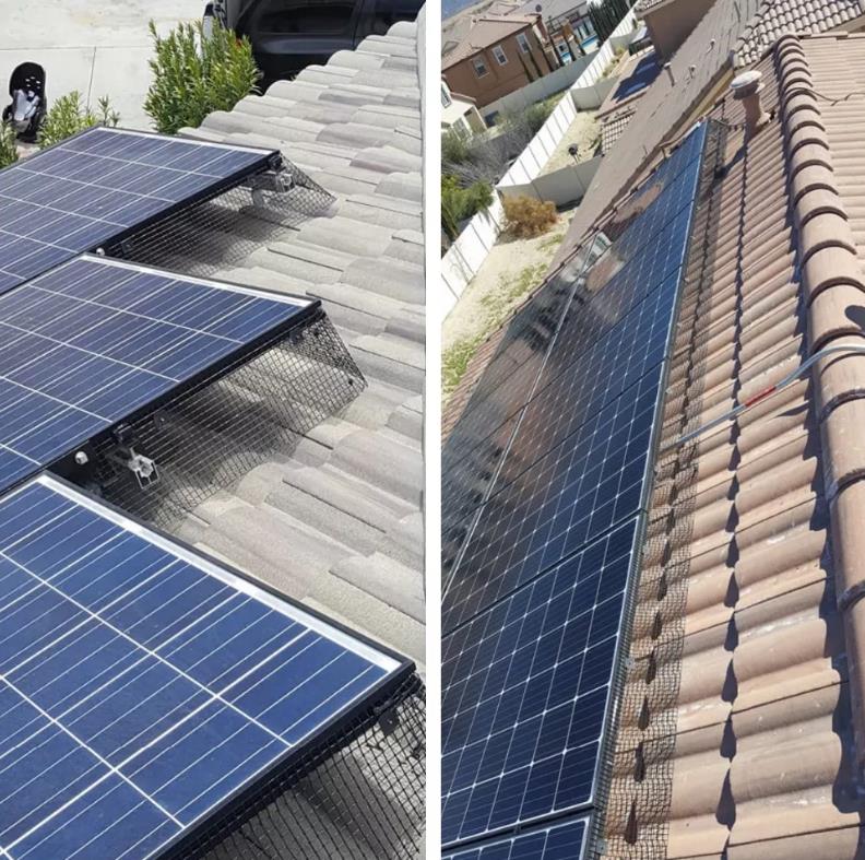Solar panel protection 
