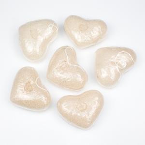 Quality 2.3''X1.7'' Colorful Sakura Heart Konjac Sponge For Sensitive Skin wholesale