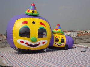 Quality Customized Inflatable Tunnel Maze / Pumpkin-Shaped Tunnel Games wholesale