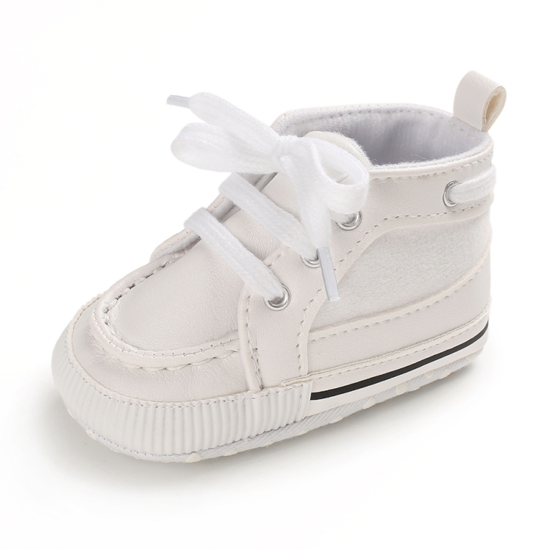 PU leather casual shoes cotton soft sole prewalker infant baby boy shoes
