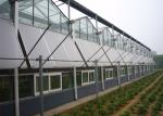 Smart Glass Greenhouse , Agriculture Vegetables Hydroponic Greenhouse