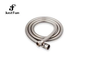 China SS 304 Flexible Shower Hose Brushed Nickel Plated Explosion Resistant on sale