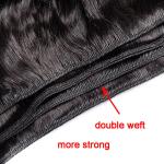 Natural Virgin Human Hair Bundles With Cuticle Aligned Technology