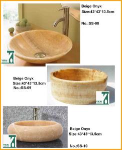 Quality Bathroom Vanity Granite Marble Sink Round Bowl Pedestal Basin wholesale