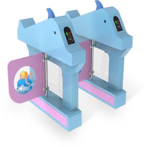 Quality Kindergarten Safety Swing Barrier Turnstile gate 500mm Width Optical Channel wholesale