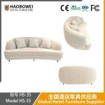 Modern Italian Minimalist Sofa for Small-Sized Living Room and Reception Area.